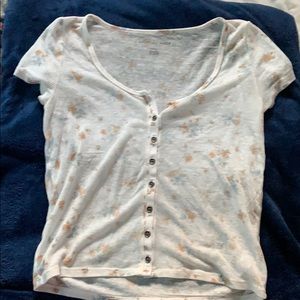 cute light American eagle top